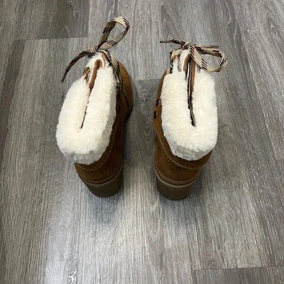 Brown and white Jellypop boots - Picture 3 of 7